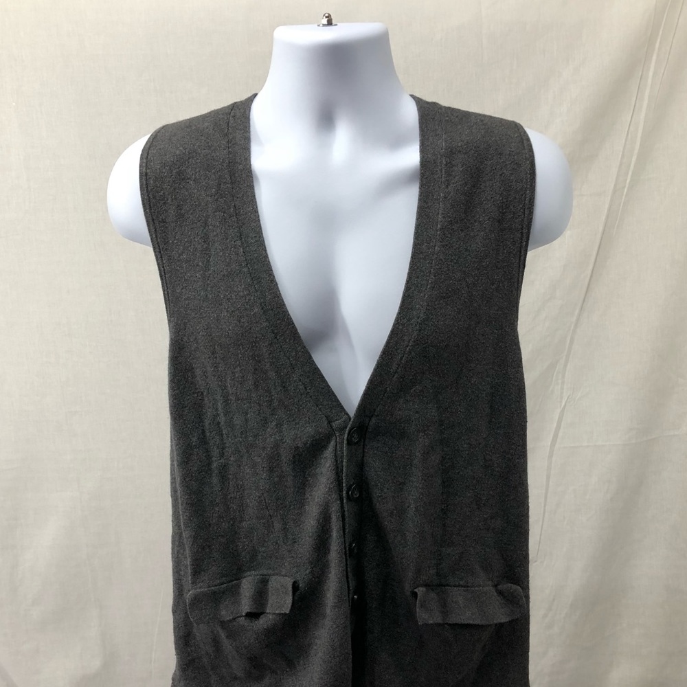 Sean John Grey Button casual vest